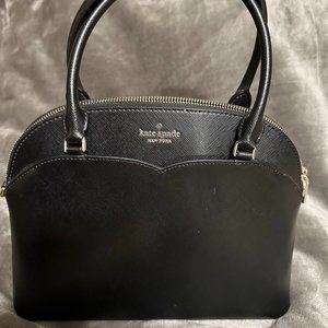 Kate Spade Medium Dome Satchel Leather Crossbody Purse